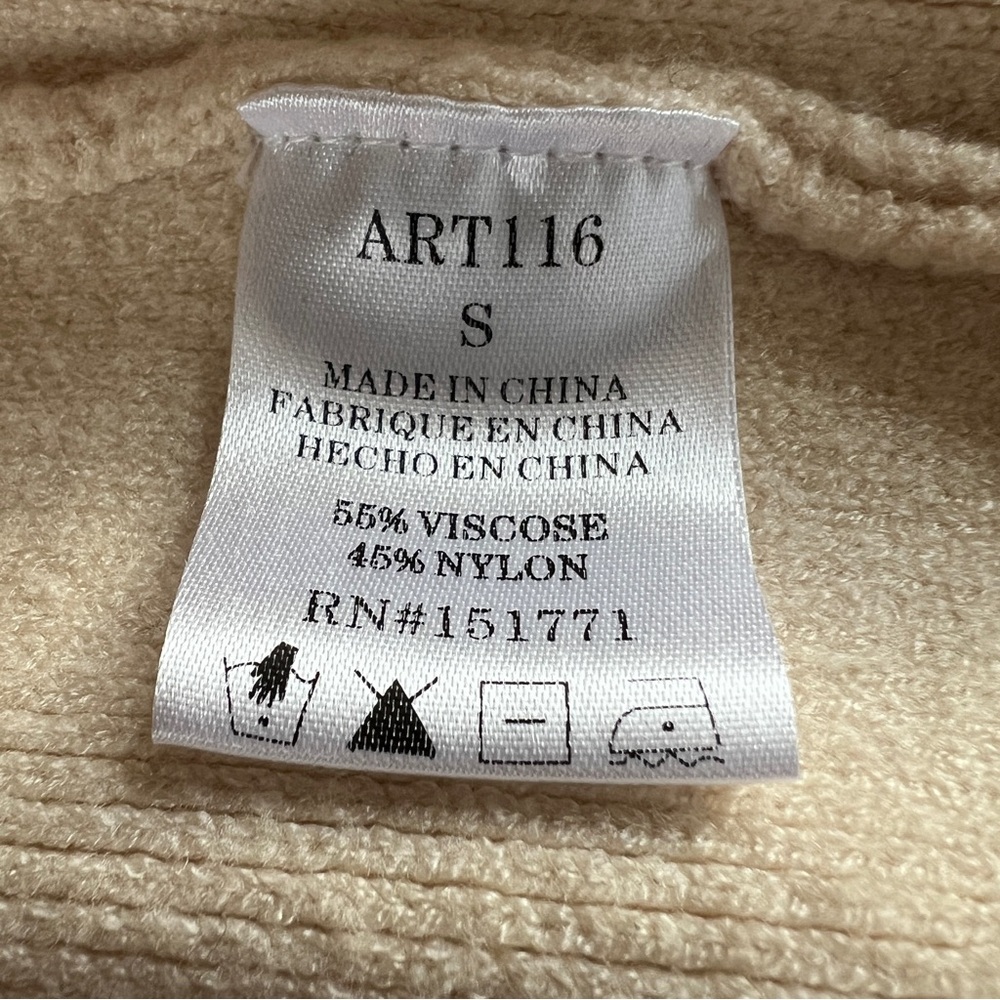 Le Lis Cream Cardigan with Black Polka Dots - Picture 4 of 5
